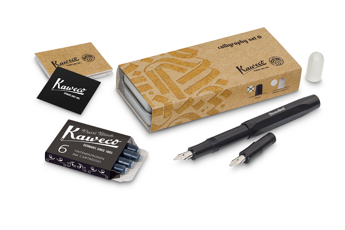 Kaweco CALLIGRAPHY Set Black &quot;S&quot;	mix