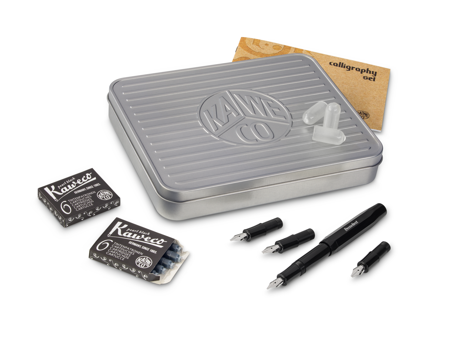 Kaweco CALLIGRAPHY Set Black (1.1/ 1.5/ 1.9/ 2.3)	mix