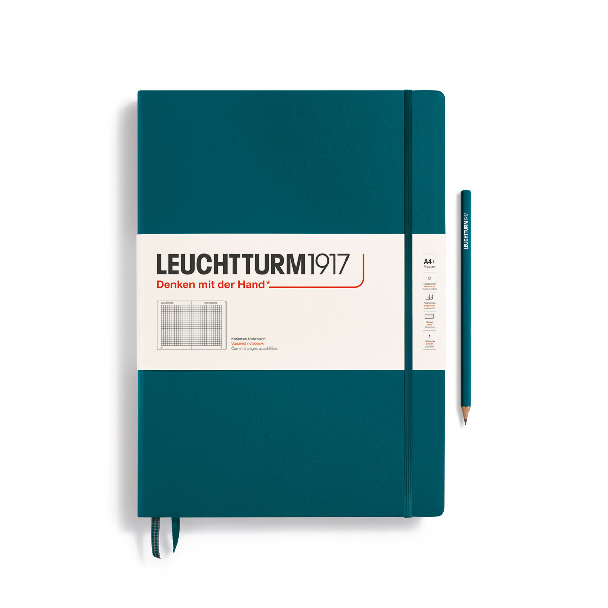 Pacific Green, Master Classic (A4+), 235 p., squared