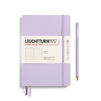 Lilac, Softcover, Medium (A5), 123 p., dotted