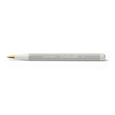 Drehgriffel Nr. 1, Light Grey -  (gel pen with black ink)