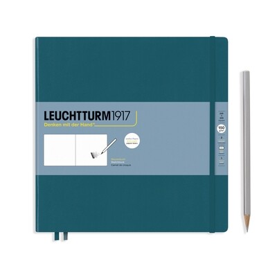 Pacific Green, Sketchbook Square, 112 pages, 150g/m² paper, plain