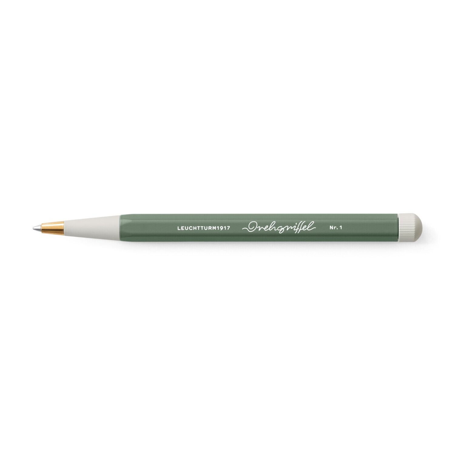 Olive, Drehgriffel Nr. 1, with black gel refill
