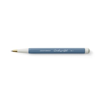Stone Blue, Drehgriffel Nr. 1, with black gel refill