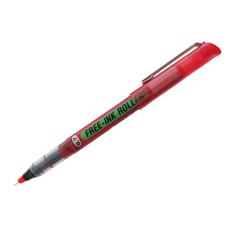 FREE-INK ROLLER 0.7mm RED