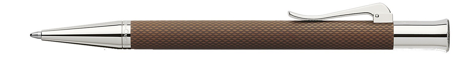Ballpoint pen Guilloche Cognac
