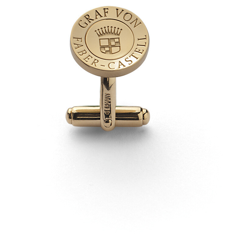 Cufflinks round Gold-plated