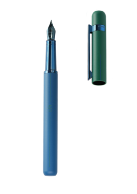 Design 03 Fountain Pen Matt Blue-Green Blue
