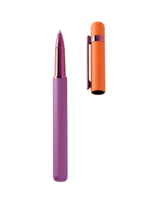 Design 03 Rollerball Pen Matt Purple-Orange Purple