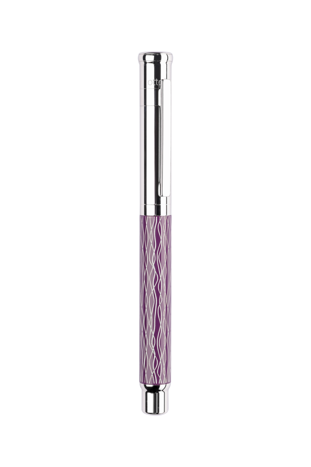 Design 04 Rollerball Shaft Guilloche Purple Platinum