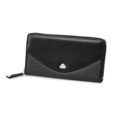 THE CHARMING I Continental wallet Black
