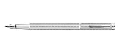 ECRIDOR™ CHEVRON Platinum Fountain Pen M