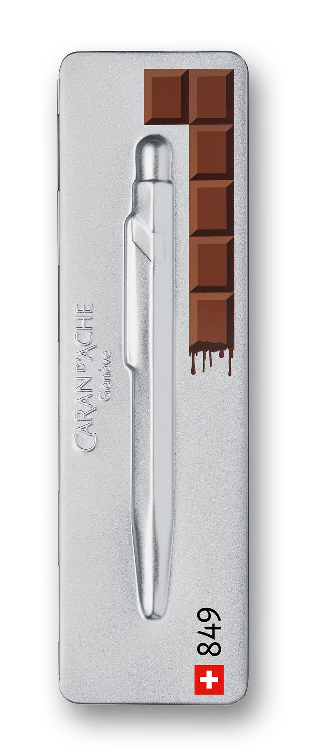 849 &quot;GIFT LINE Totally Swiss&quot; Collection Ballpoint, Өнгө: Ballpoint pen 849 Totally Swiss - Chocolate with slimpack