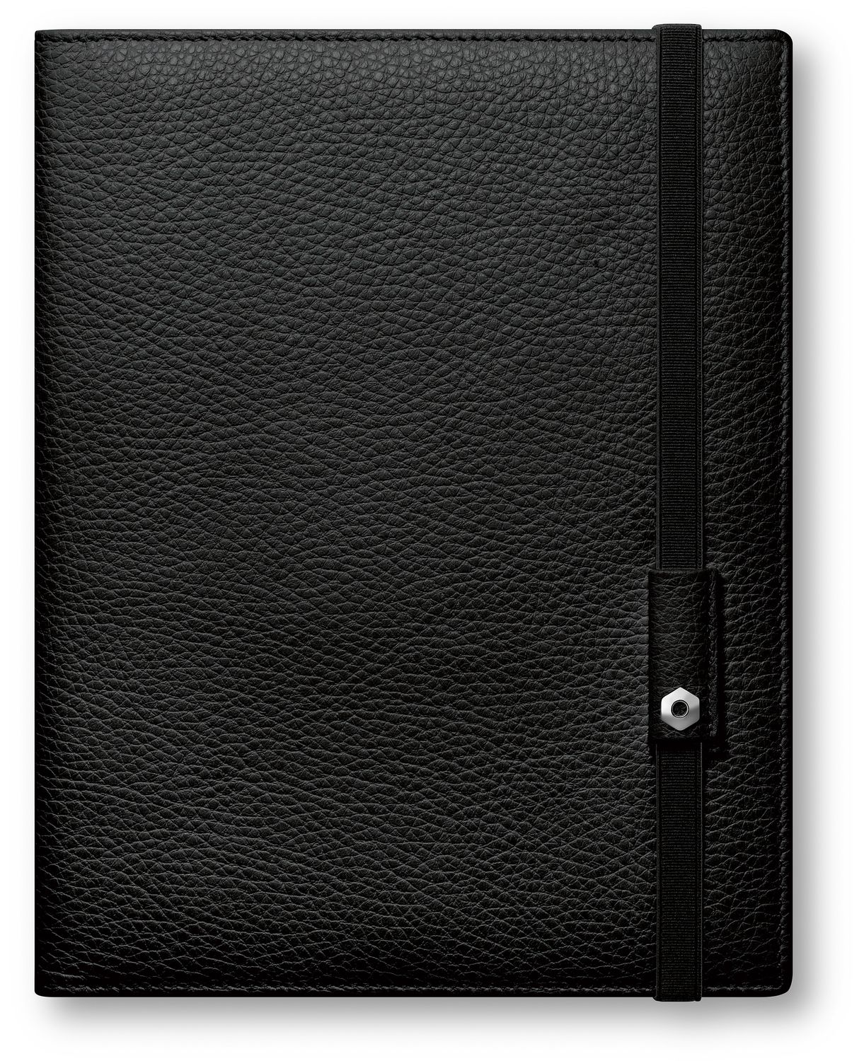 Leather Notebook A5 LÉMAN Black