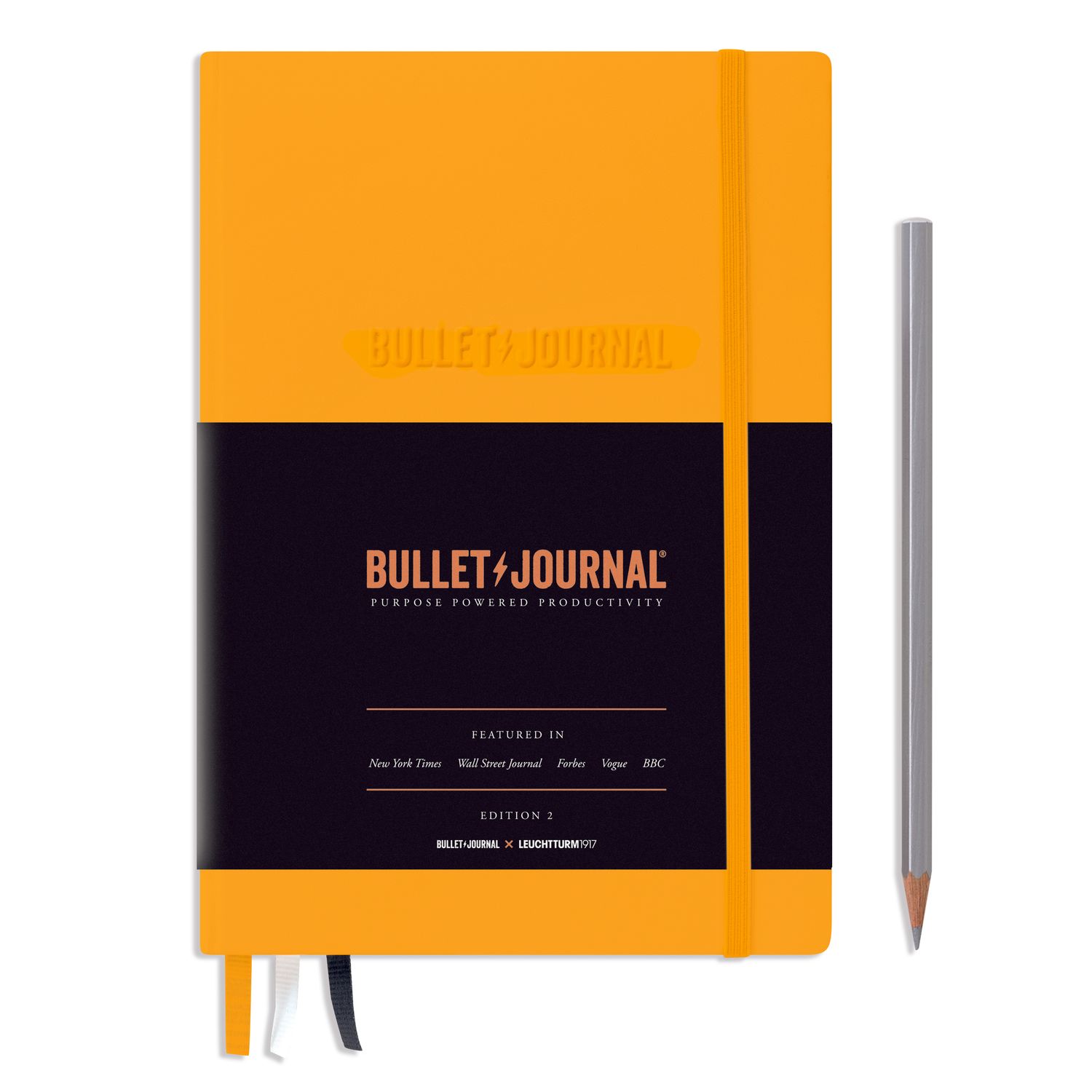 Yellow24, Bullet Journal - Edition 2, Medium (A5), 120 g/m² paper, 206 S., dotted