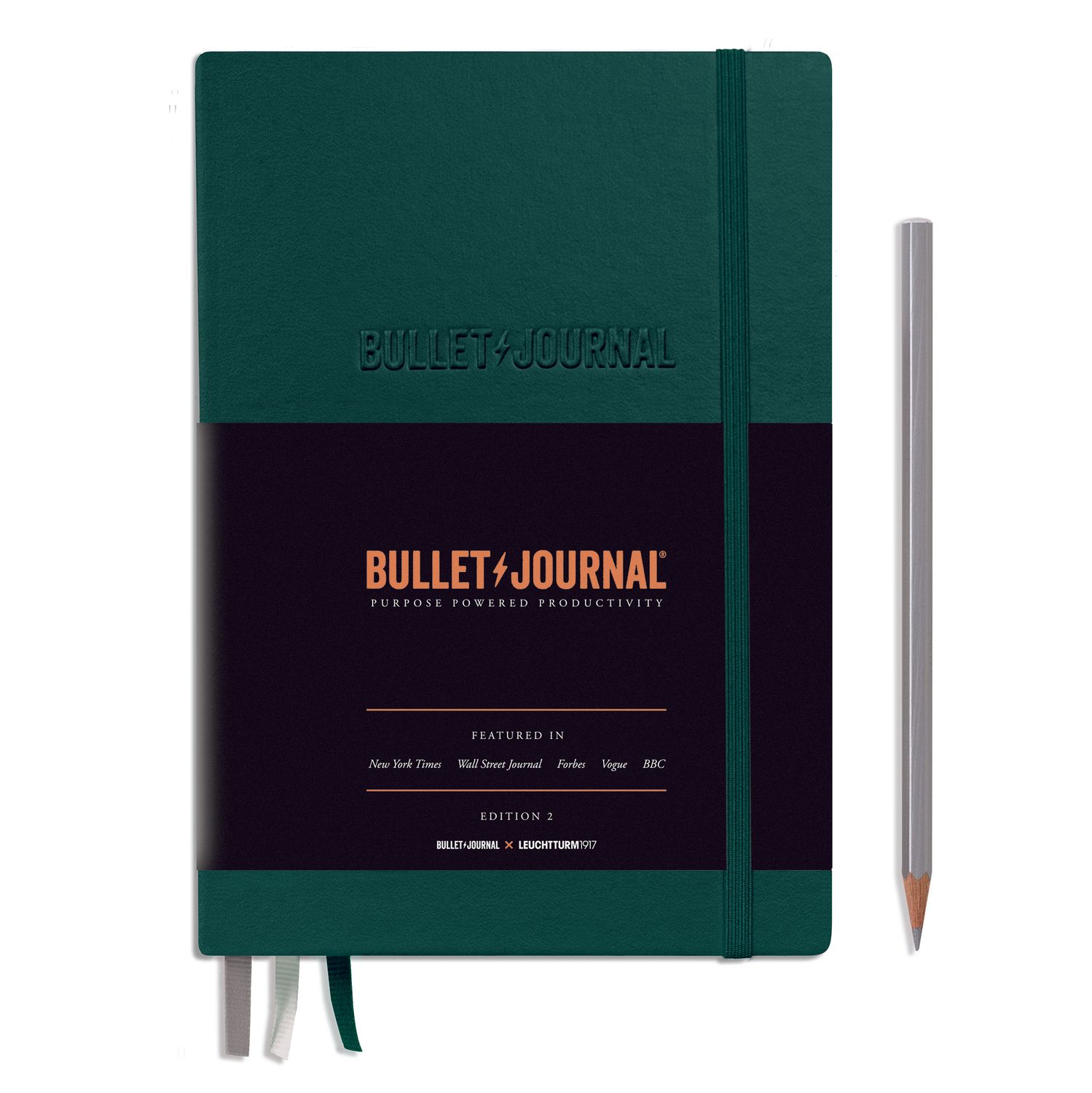 Green23, Bullet Journal - Edition 2, Medium (A5), 120 g/m² paper, 206 p., dotted