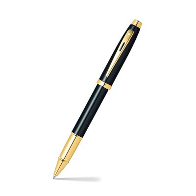 Sheaffer® 100 Glossy Black  With Gold Trims Rollerball Pen
