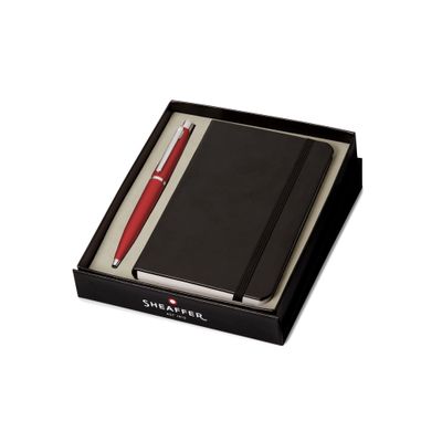 PEN SHEAFFER VFM G9403  EXCESSIVE RED WITH CHROME PLATED TRIMS FINE FP