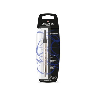 Sheaffer® Classic Rollerball Refill - Black Medium - Blister Card