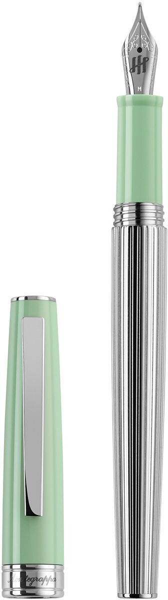 Armonia Duetto Fountain Pen, Steel, Neo Mint Fine