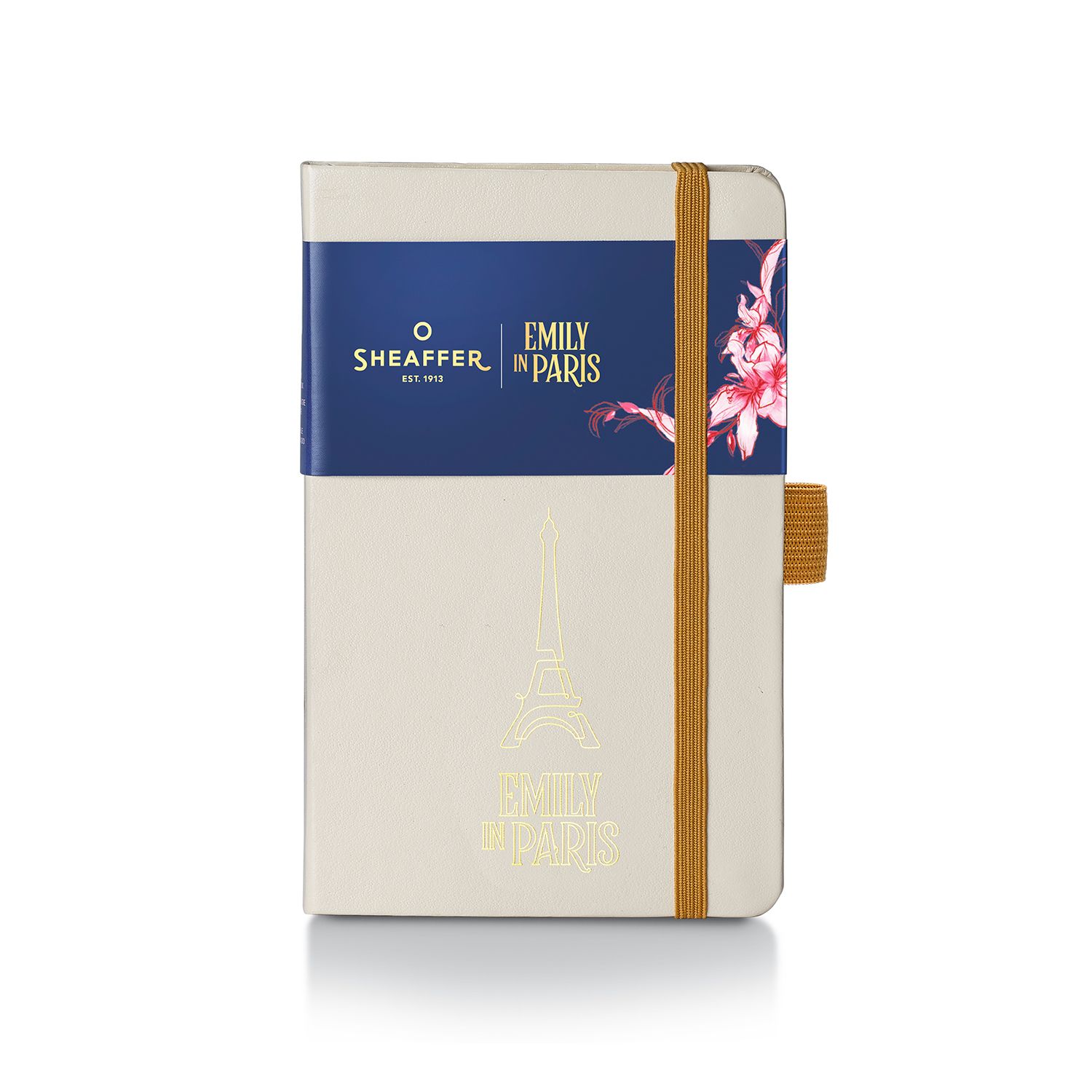Sheaffer Emily in Paris Small Journal 90 GSM Ink Friendly Paper with Embossed Eiffel Tower - Beige