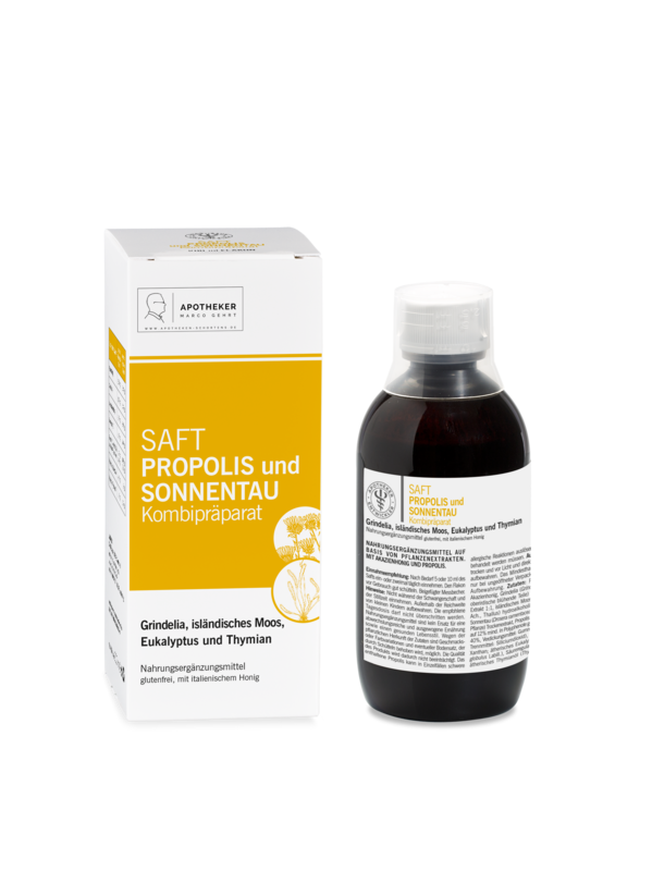 Apotheker Gehrt Propolis Saft mit Sonnentau