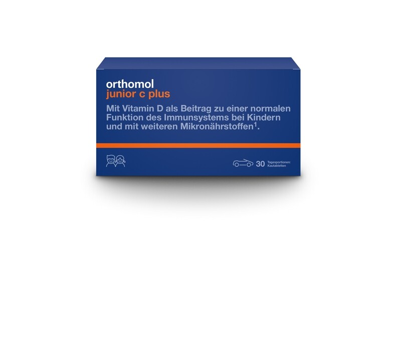 Orthomol Junior C plus Kautabl.  30 Stck. Mandarine/Orange
