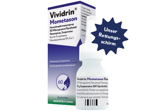 Vividrin Mometason Heuschn.Nspr. 0,05/SprSt.
140 SprSt.