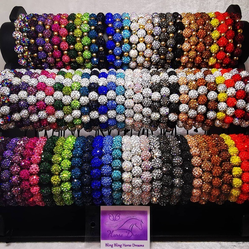 Shamballa - Armband elastisch, mehrfarbig Shamballa - Armband elastisch, mehrfarbig