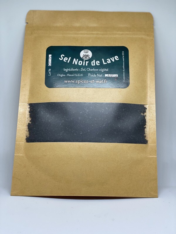 Sel Noir de Lave d&#39;Hawaï