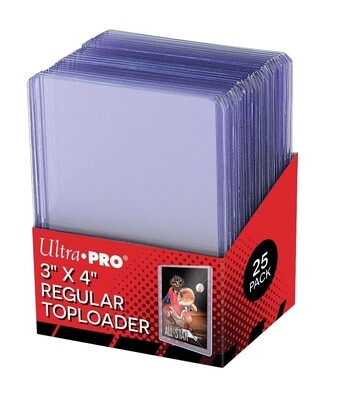 Fundas Toploader Regular Ultra Pro - 25 Unidades