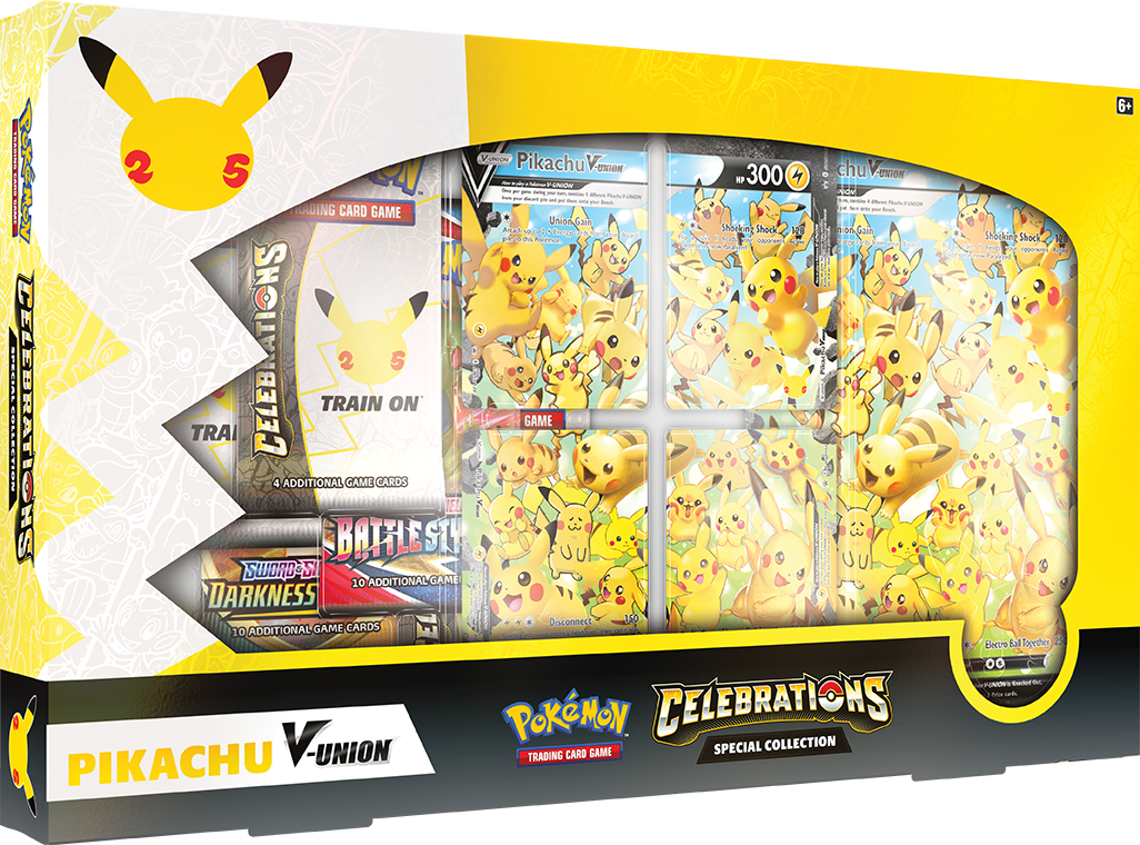 Colección Special Collection Pikachu V Union Celebrations Inglés