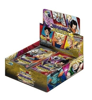 Caja de 24 sobres Supreme Rivalry BT13 Dragon Ball Super Card Game Inglés