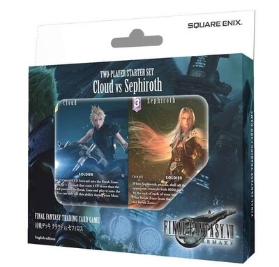 Final Fantasy Cloud vs Sephiroth two-player starter set