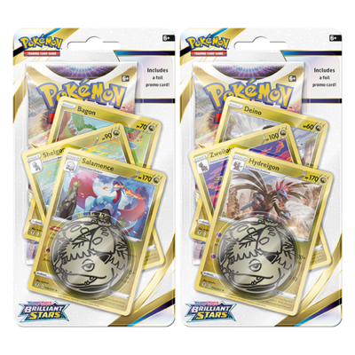 Pack de 2 Blister Premium Pokémon Brilliant Stars  Inglés