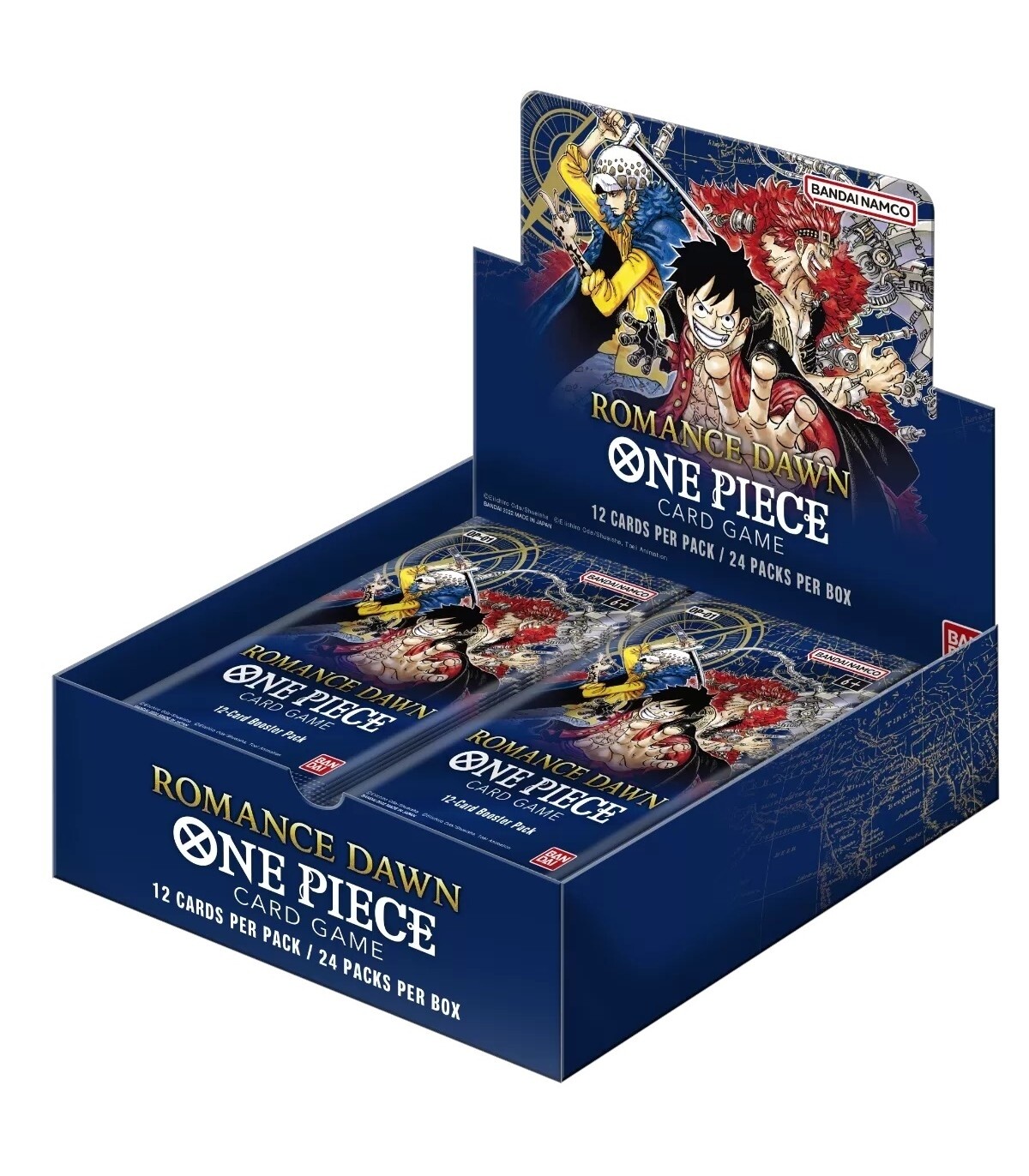 Caja de 24 sobres One Piece Card Game - Romance Dawn OP01