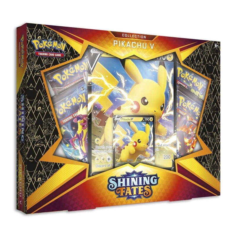 Shining Fates Collection Pikachu V Box Pokémon - Inglés