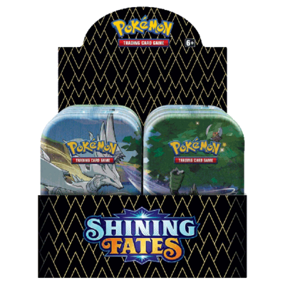 Display 10 Mini latas Pokémon Shining Fates