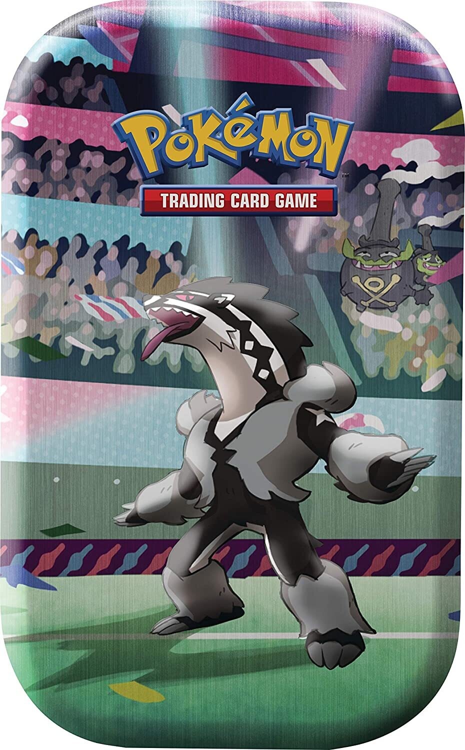 Mini Tin Pokémon Galarian Power - Inglés, Arte: Obstagoon
