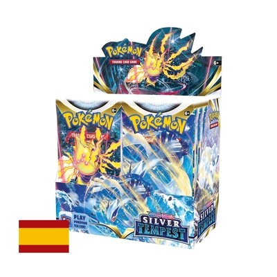 Caja de 36 sobres Pokémon Tempestad Plateada - Español