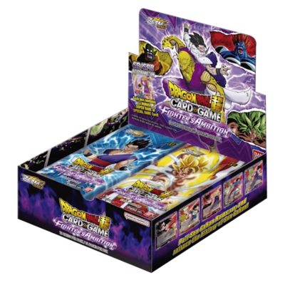 Caja de 24 sobres Fighter&#39;s Ambition BT19  Dragon Ball Super Card Game