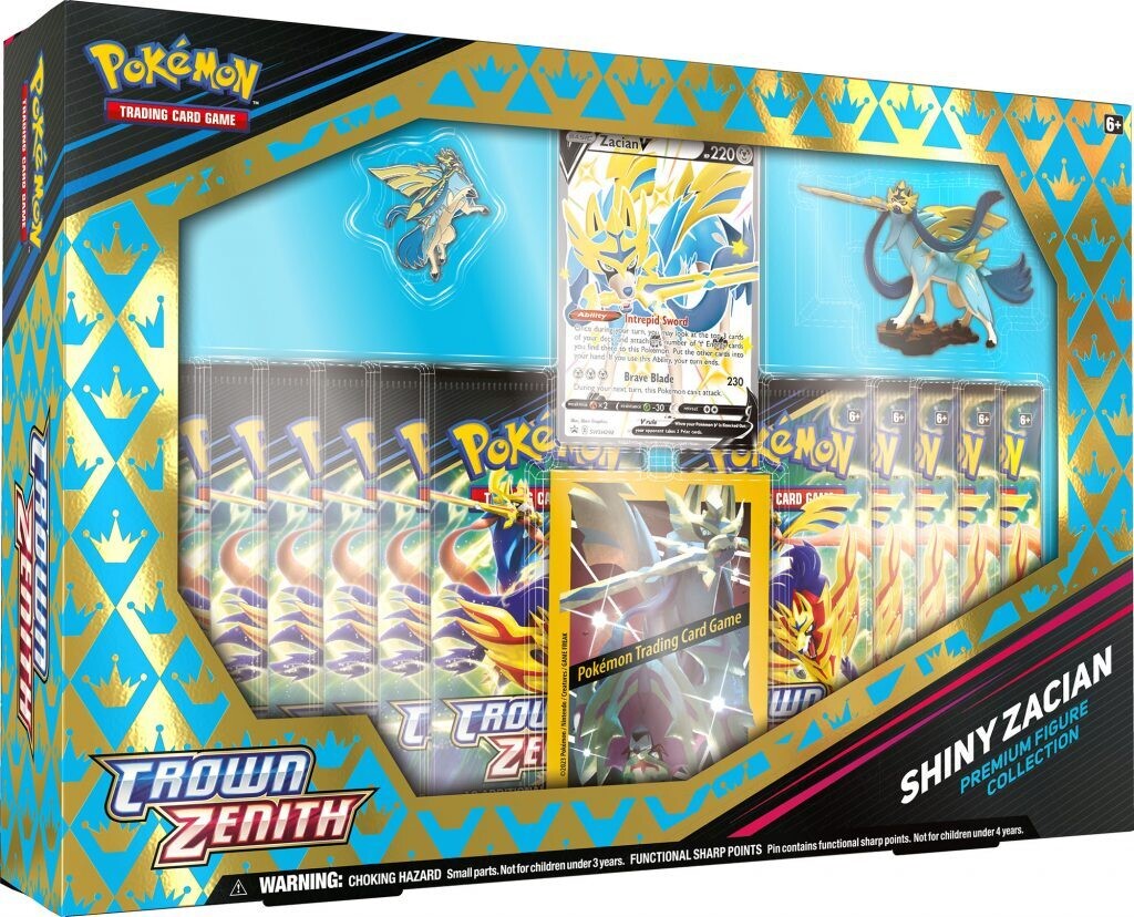 Premium Figure Collection Zacian/Zamacenta Pokémon Crown Zenith - Inglés