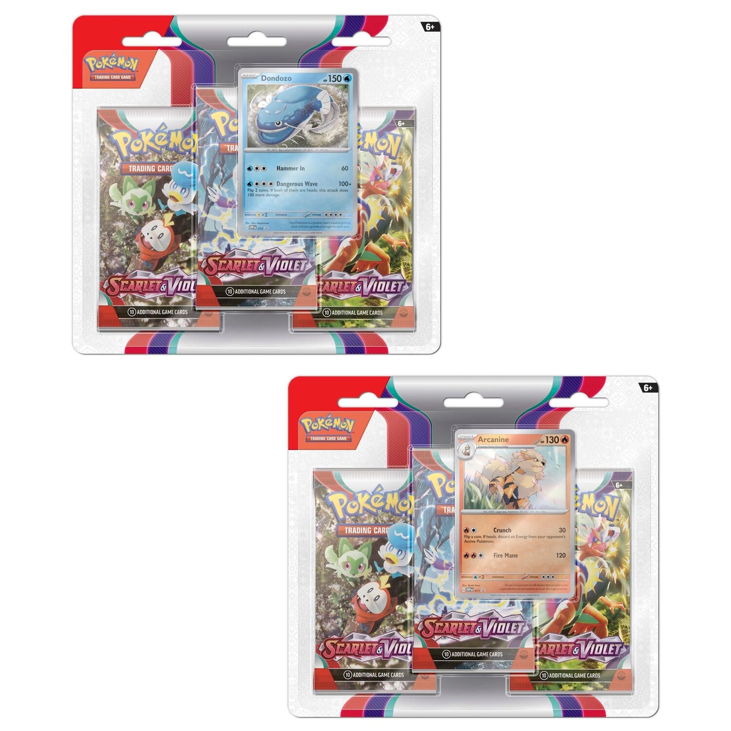 Pokémon Blister 3 sobres Scarlet &amp; Violet - Inglés