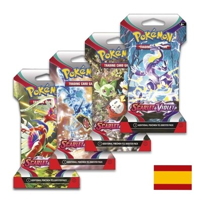 Sobre Emblistado Escarlata y Púrpura - Español - Pokémon TCG