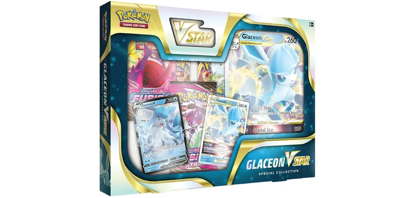 Pokemon TCG: Leafeon VSTAR / 
Glaceon VSTAR Special 
Collection, Arte: Glaceon