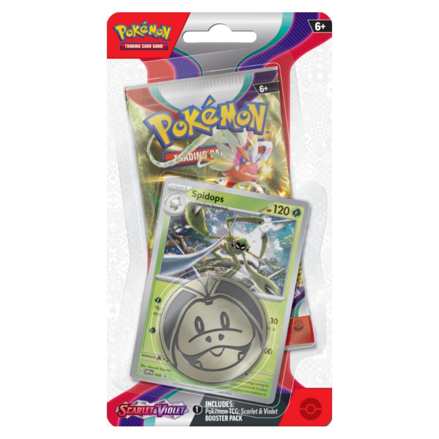 Pokémon Blister Scarlet &amp; Violet - Inglés, Arte: Spidops