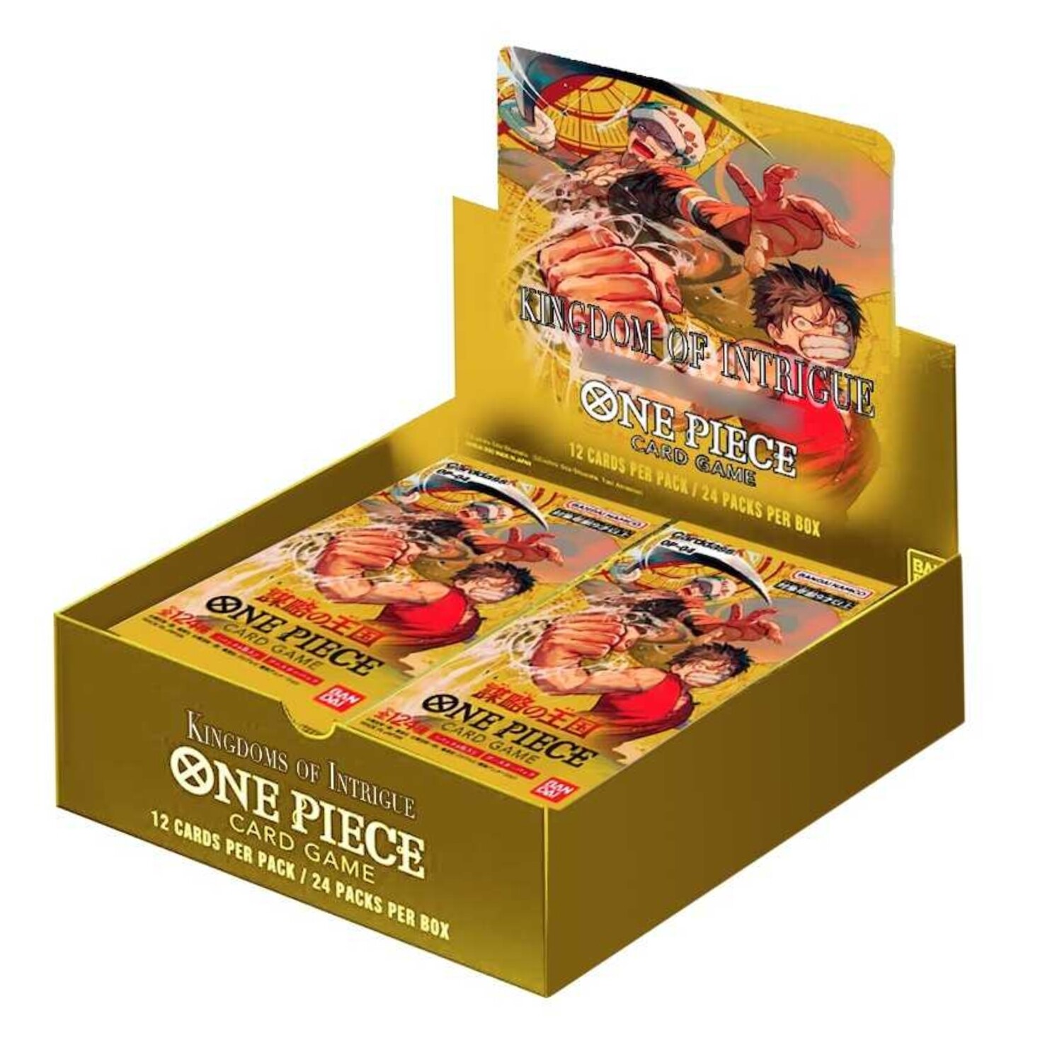 Caja de 24 sobres One Piece Card Game - Kingdoms of Intrigue OP04