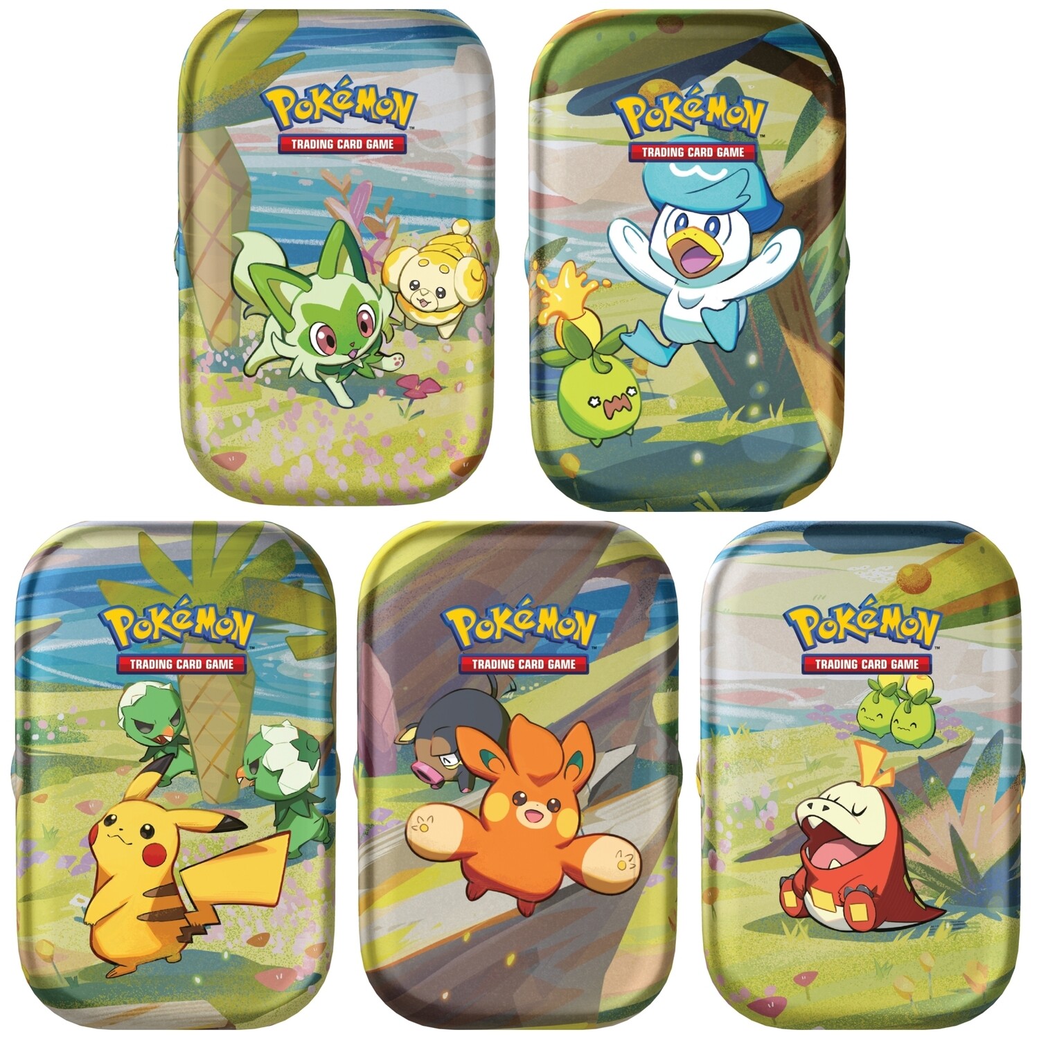 5 minilatas Pokémon Paldea Friends - Inglés