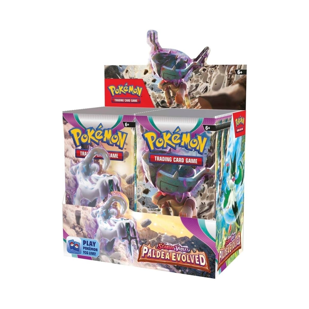 Caja de 36 sobres Pokémon PALDEA EVOLVED - Inglés 