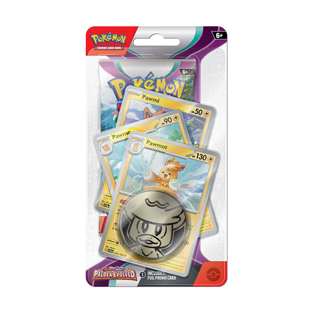 Pokémon Blister PALDEA EVOLVED - Inglés, Arte: Pawmot